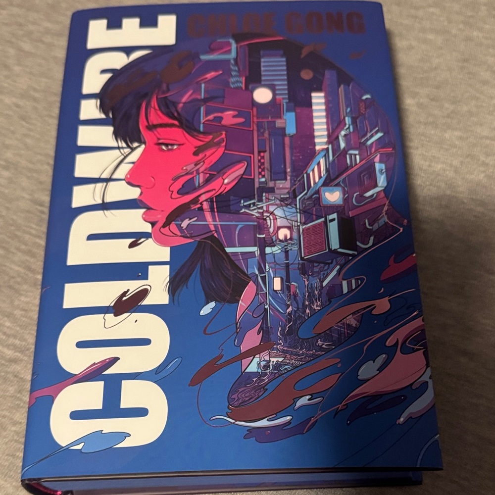 Chloe Gong Blue and Pink Hardcover Book
